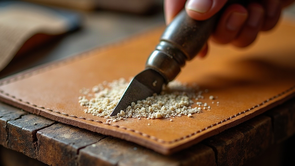 Gum Tragacanth vs. Plain Water for Burnishing Leather Edges