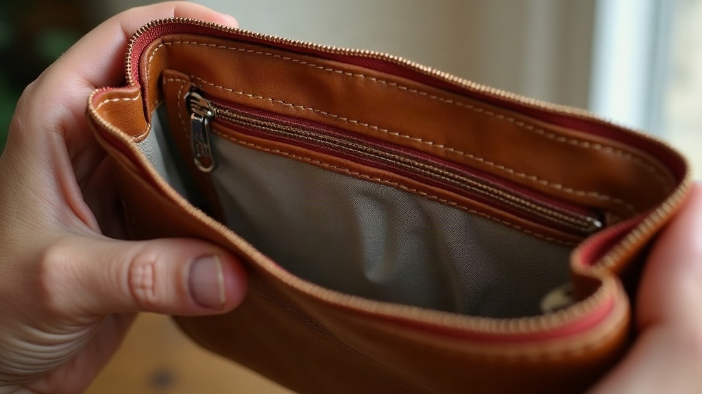 Hidden Magnetic Snaps in Lined Clutch Purses: No Exterior Bulge