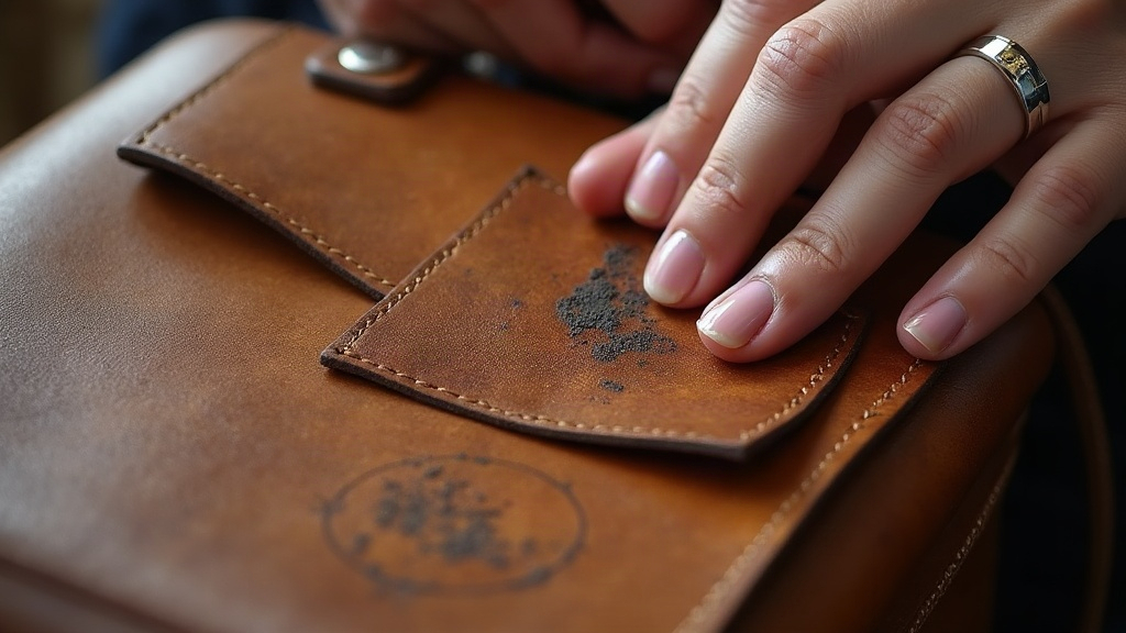 Preventing Leather Dye Crocking on Unlined Crossbody Bag Straps