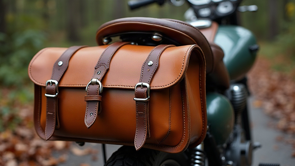Spring Rain Prep for Heavy Veg-Tan Motorcycle Saddlebags